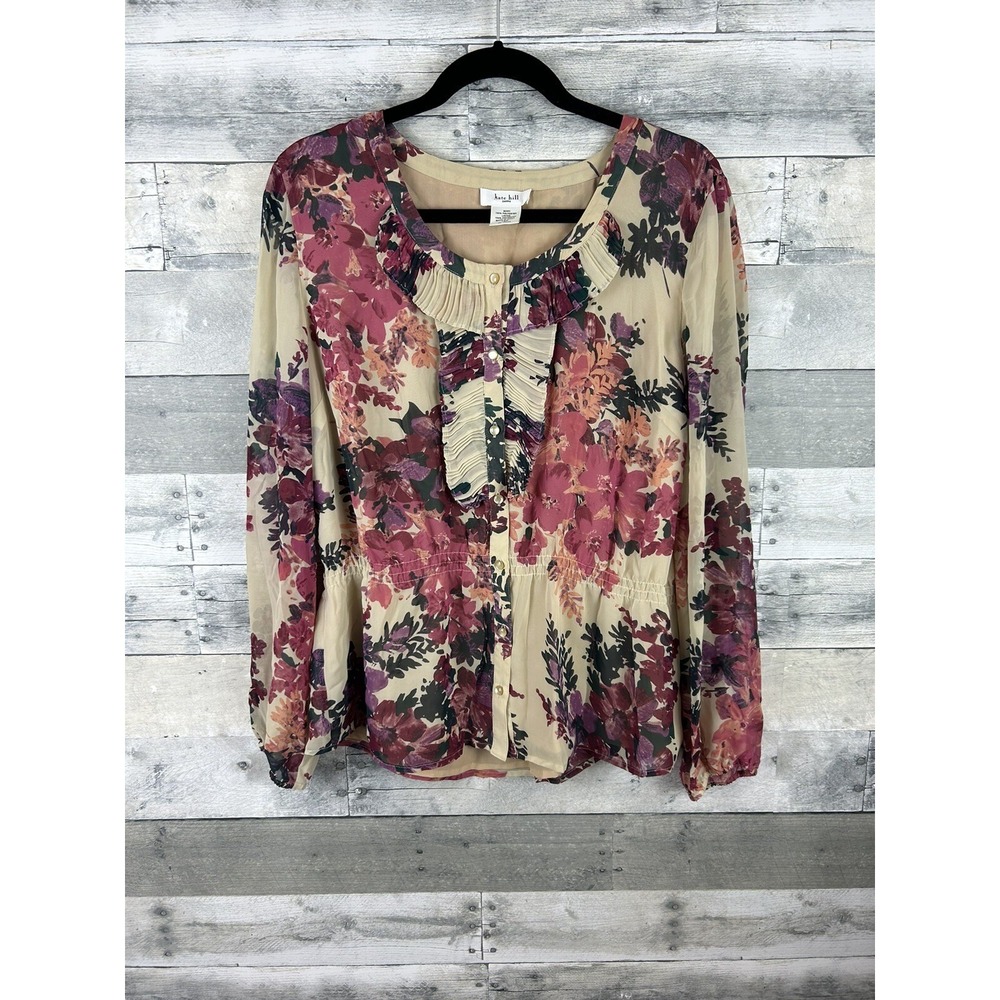 Kate Hill Women's Long Sleeve Blouse 14P
